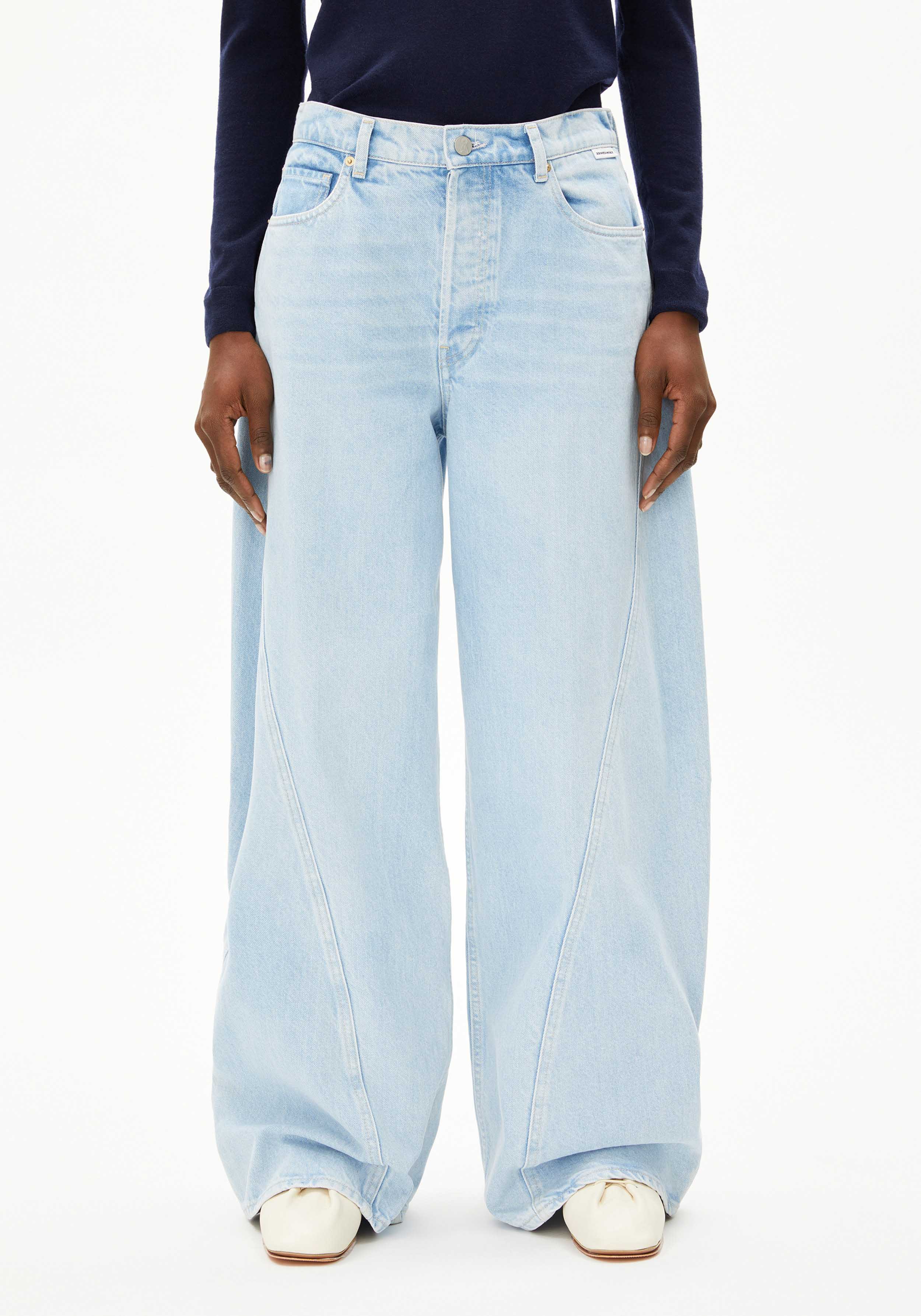 Armedangels Damen-Jeans Aalthea Barrel Barrea