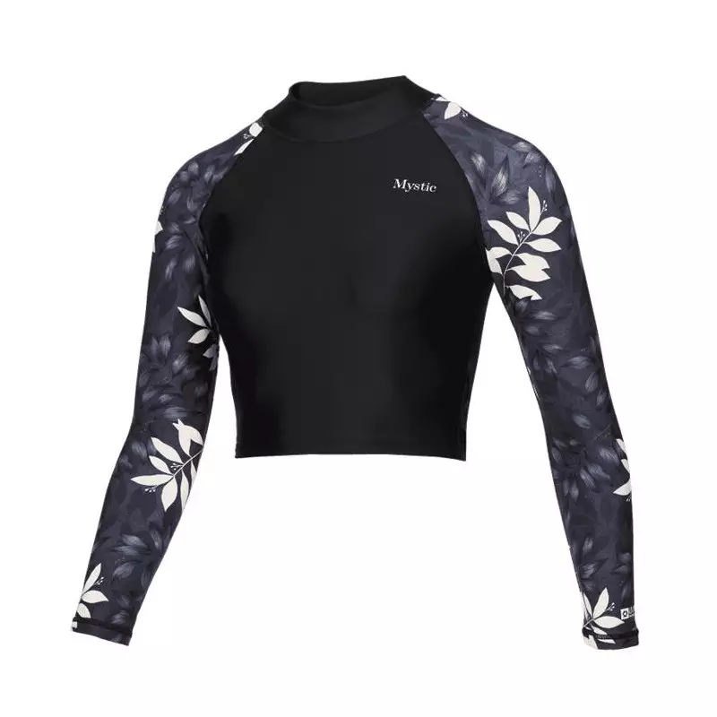 Lycra femme MYSTIC Jayde LS Crop Rash Vest Multiple Color