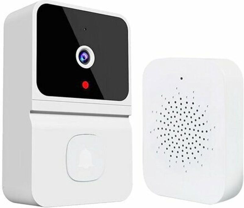 Slimme WiFi Deurbel Camera | 1280P HD | Nachtzicht | Tweeweg-audio | Appbediening | 24/7 beveiliging | Tuya | Beveiliging
