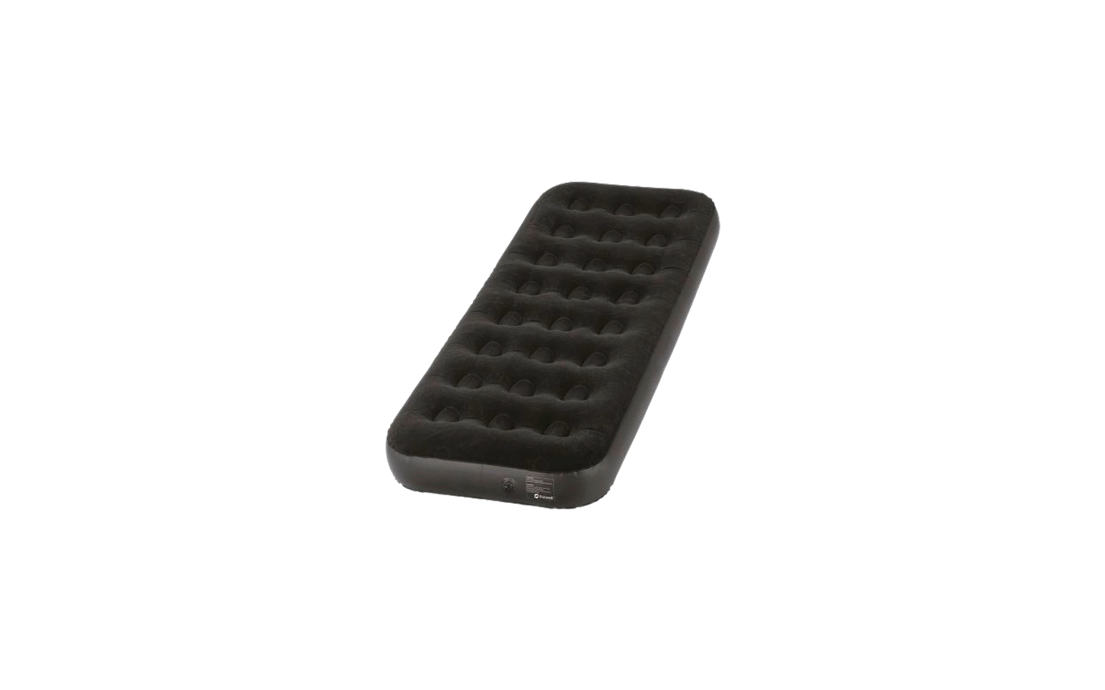 Outwell Classic Single Luftmatratze 185 x 70 cm schwarz/grau