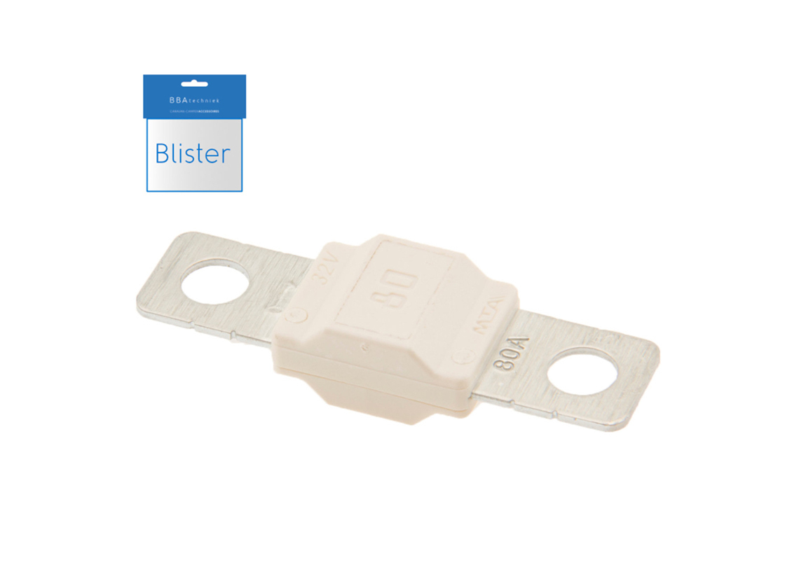 BBA powerzekering midi white - 80 A