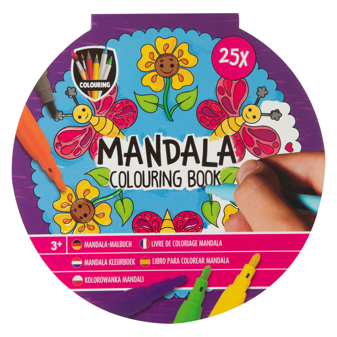 Mandala Kleurboek, 25 Kleurplaten