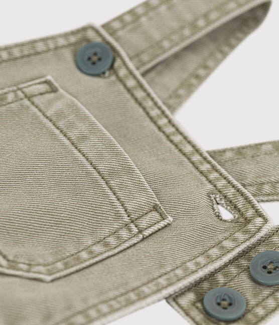 Salopette courte bébé en denim