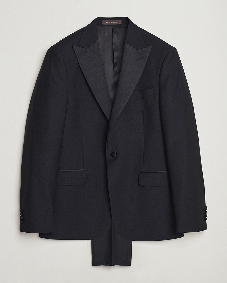Oscar Jacobson Frampton Wool Tuxedo Black