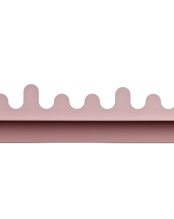 Wandregal DOODLE DROP (58x8,5) in mauve