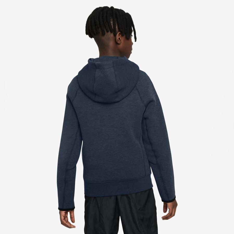 Nike Sweat à Capuche NSW Tech Fleece 24 - Bleu Foncé/Noir Enfant