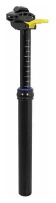 tige de selle vtt reglable alu noir diam. 31.6 l450mm (reglage par levier)