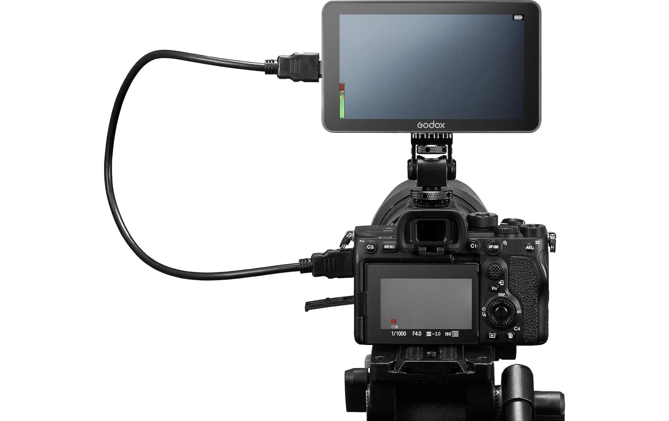Monitor GM6S<br>Ultraheller 5.5 Zoll Kameramonitor mit 4K HDMI und Touchscreen
