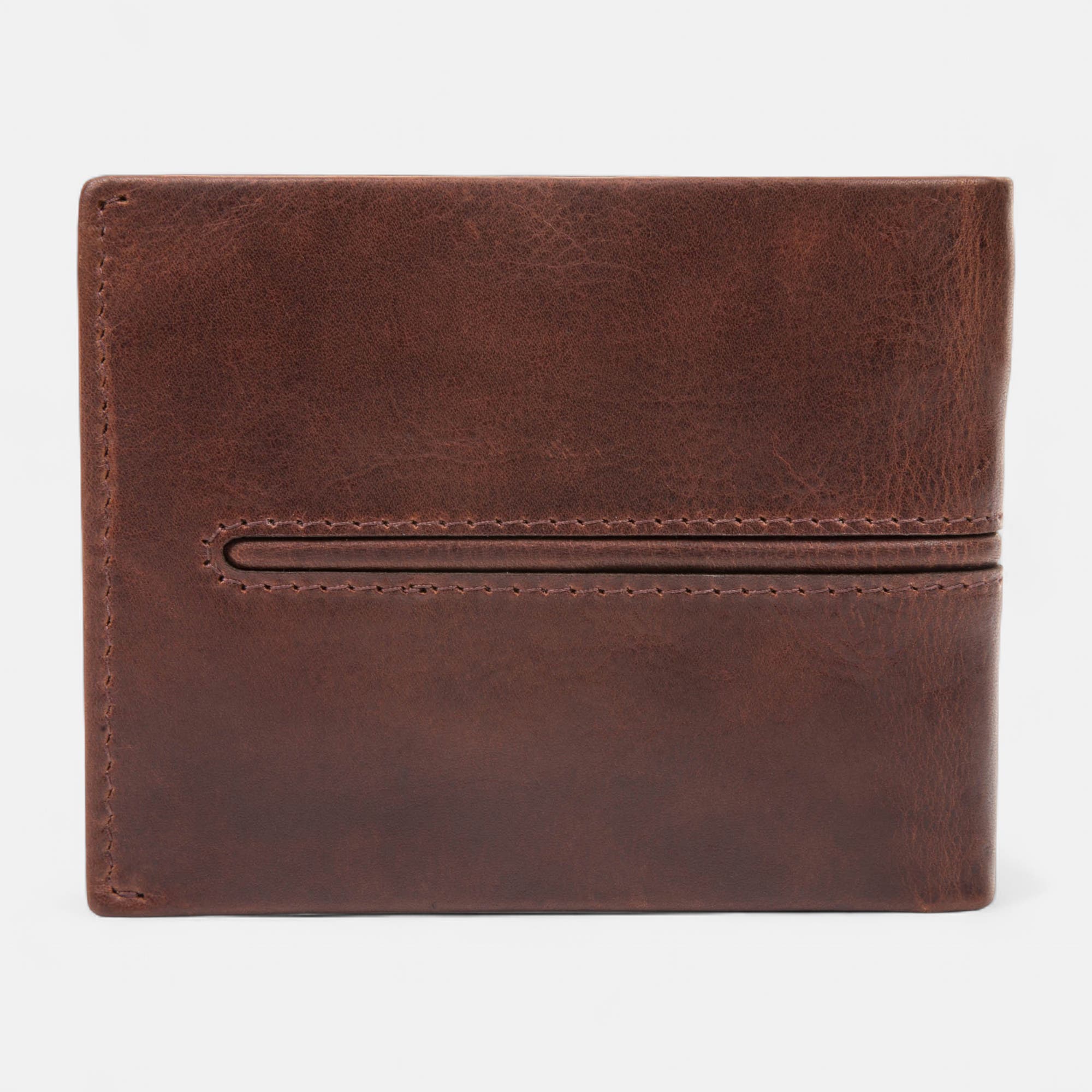 Petite maroquinerie en cuir marron
