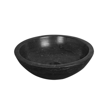 Marho Nudo waskom rond 40 x 12 cm hardsteen gezoet