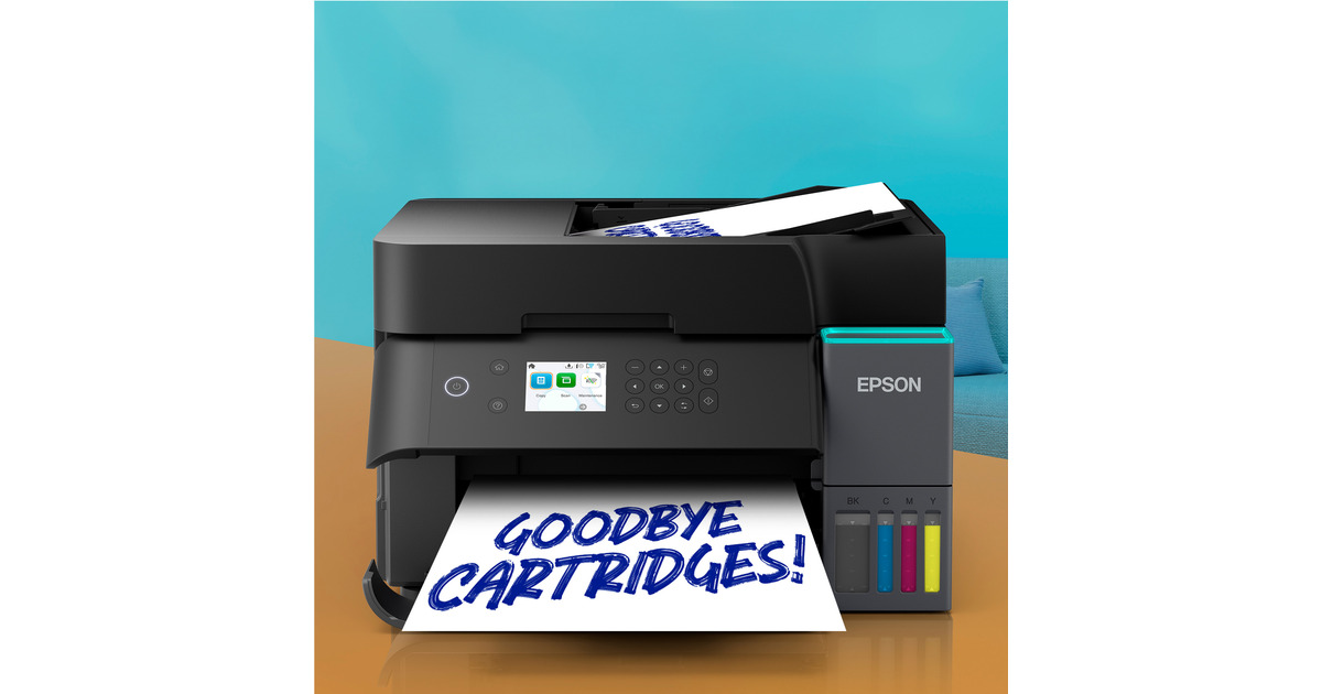 EpsonEcoTank ET-3950 all-in-one inkjetprinter  (Zwart, Scannen, Kopiëren, wifi, inclusief tot 3 jaar inkt)