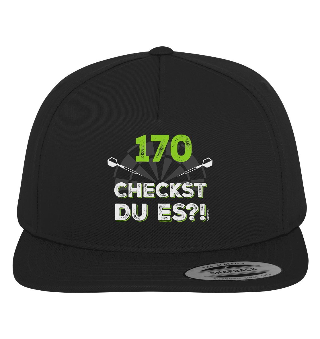 DartSturm - 170 Checkst du es - Premium Snapback
