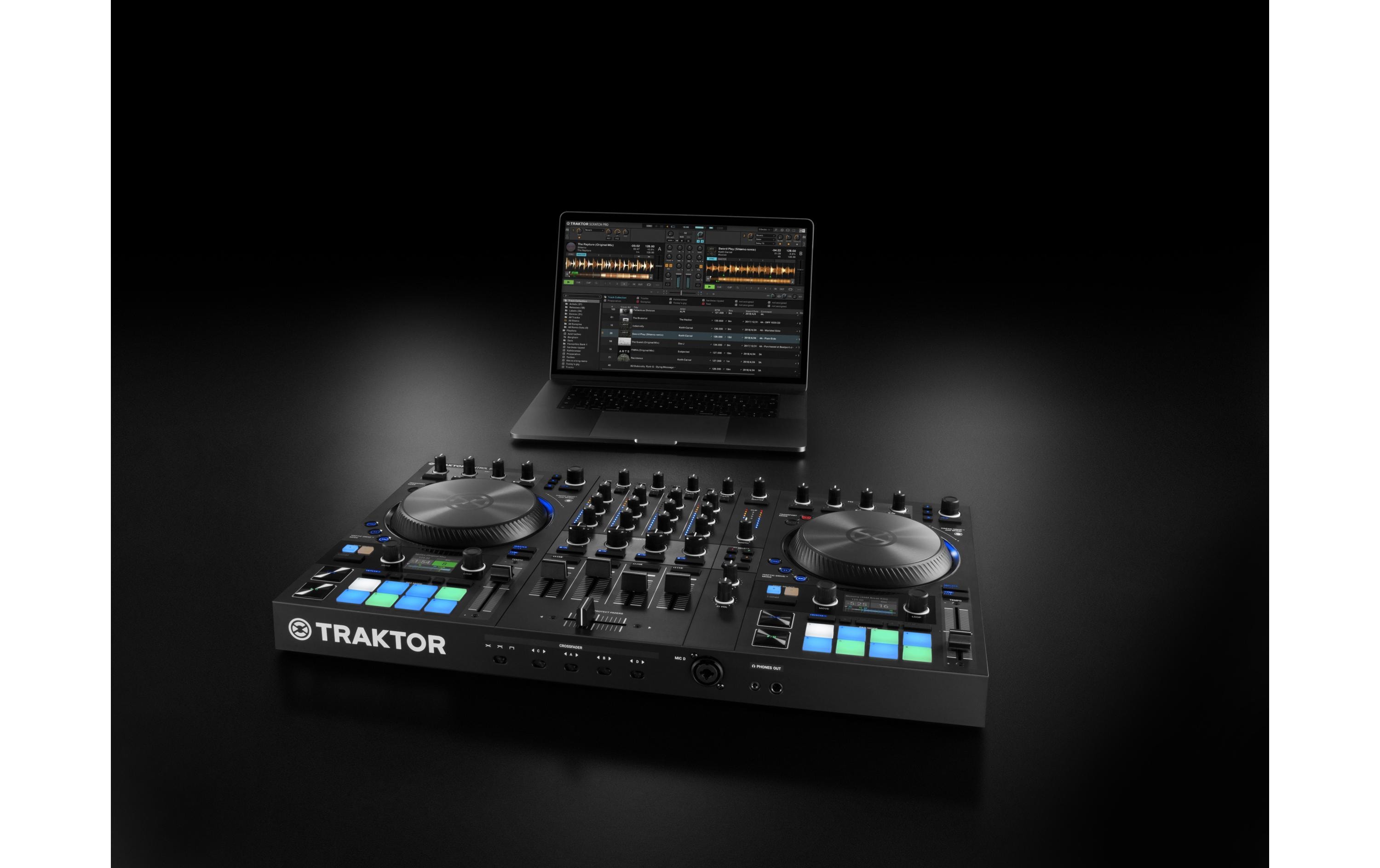 DJ-Controller Traktor Kontrol S4 MK3<br>4-Kanal DJ-System mit «Haptic Drive»