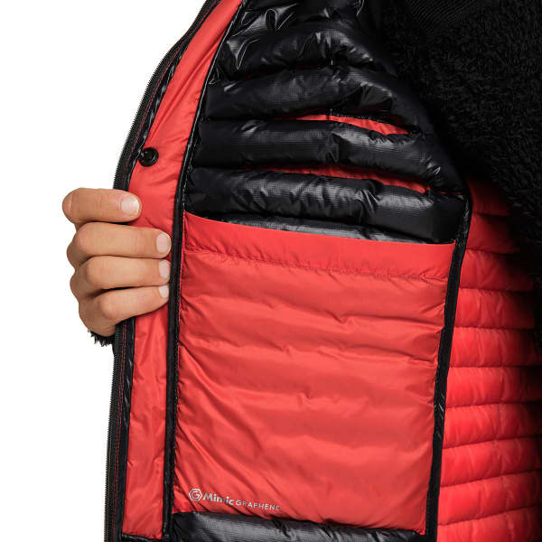 Doudoune ski HAGLÖFS L.I.M ZT DOWN JACKET MEN TRUE BLACK/ZENITH RED