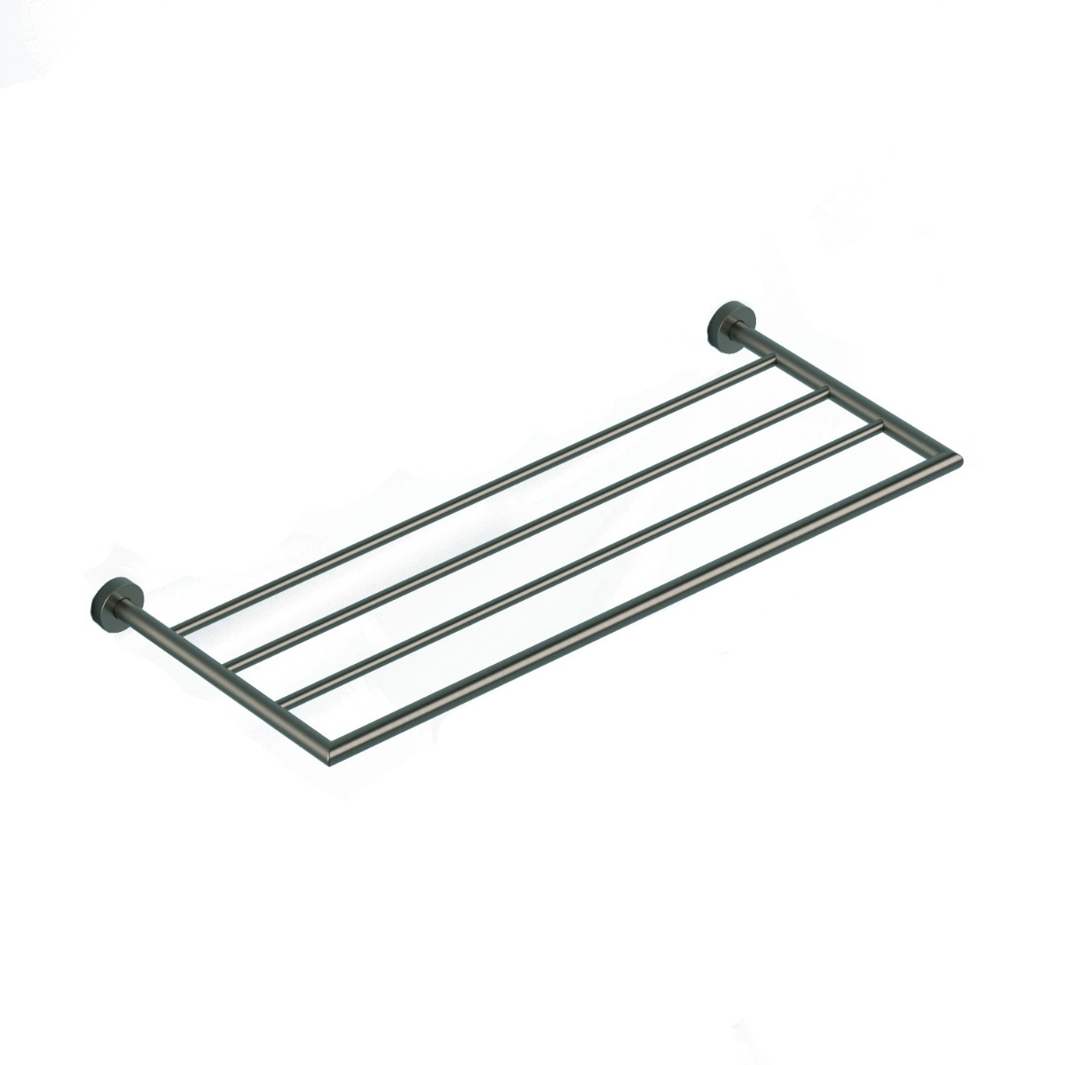 Hotbath &More handdoekrek geborsteld gunmetal PVD