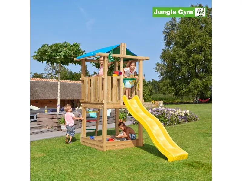Jungle Gym Hut legetårn komplet ekskl. rutschebane (804-282B)