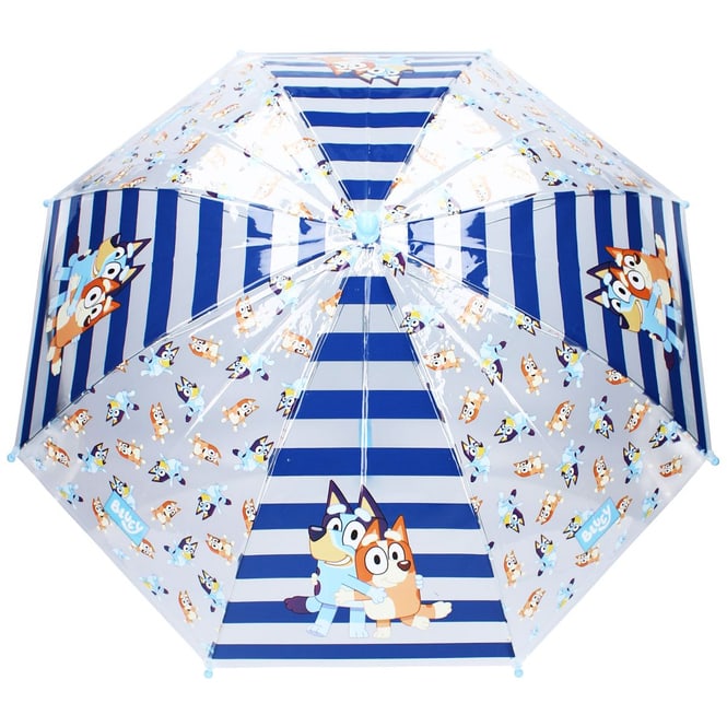 Bluey - Regenschirm - Junp into Fun - blau