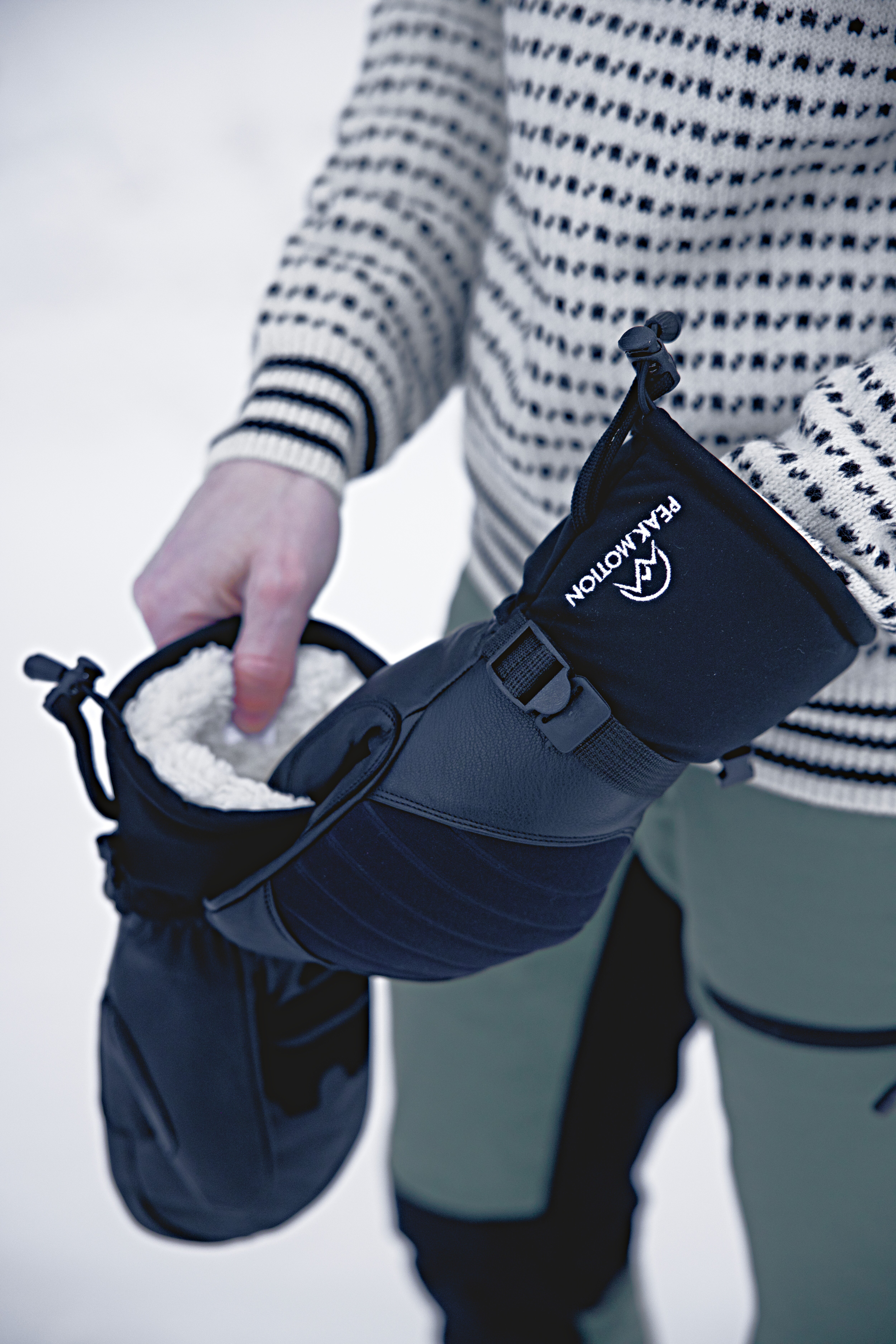 Peak Motion Mighty Mitt<br>Varmerating: Statisk/stillesittende ned til – 25°C
