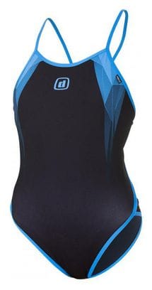 Z3R0D Maillot de Bain 1 Pièce GRAPHIC Noir Bleu Femme