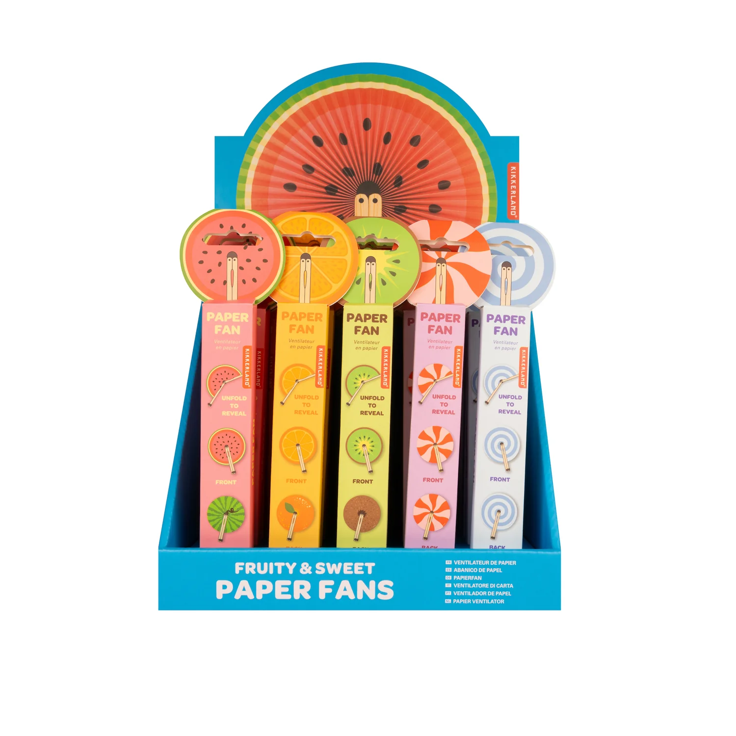 Fruity & Sweet Paper Fans