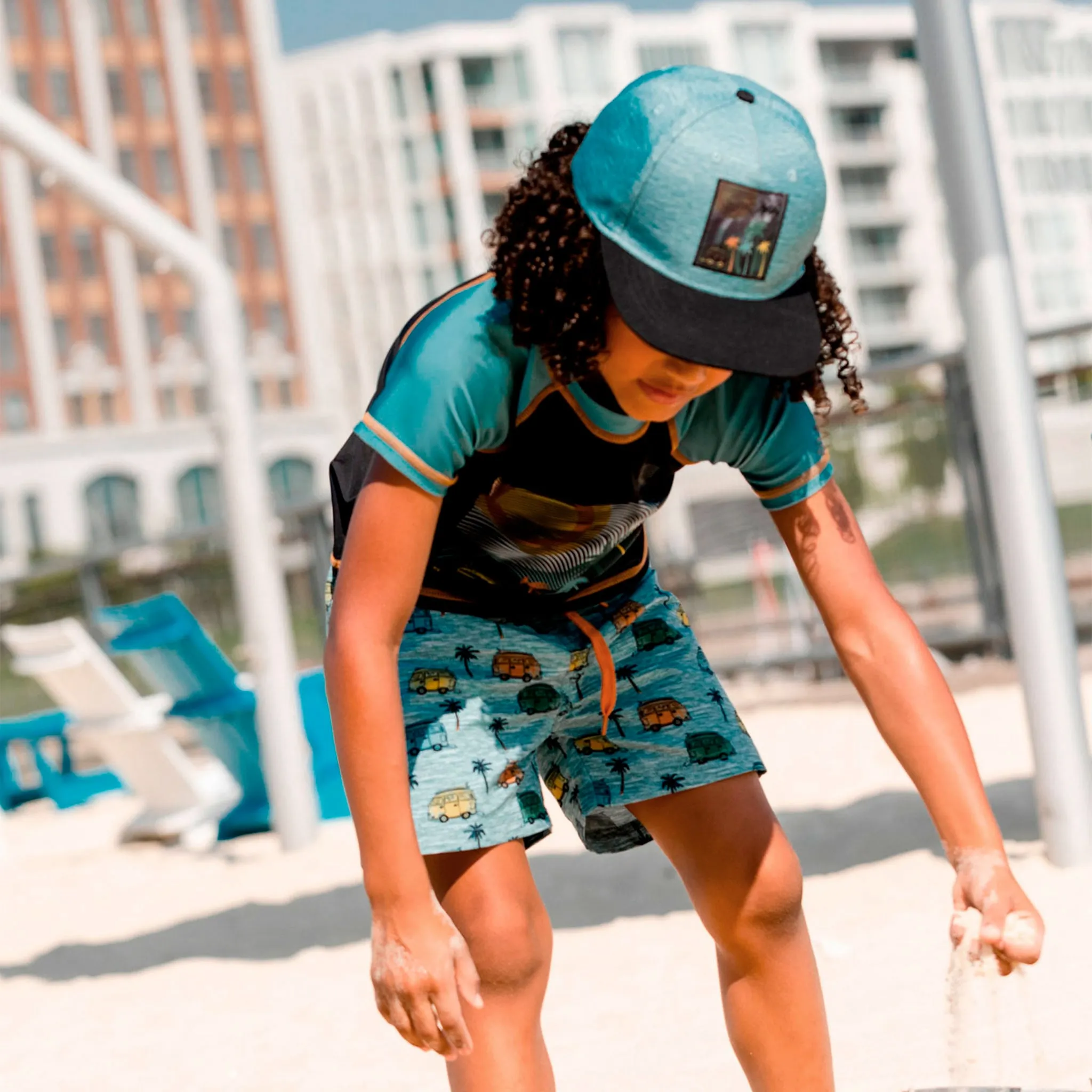 Deux par Deux Maillot Short Caravane 2-6ans