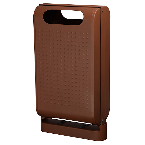 ROSSIGNOL Corbeille sur pied urbanet - 60 L - effet corten