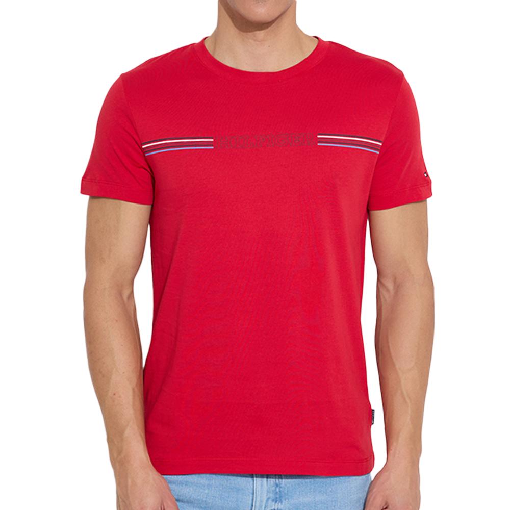 Tommy Hilfiger T-shirt Rouge Homme Tommy Hilfiger MW0MW34428