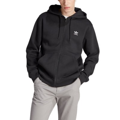 Sweatshirt zippé à capuche homme Ess Fz Hdy ADIDAS
