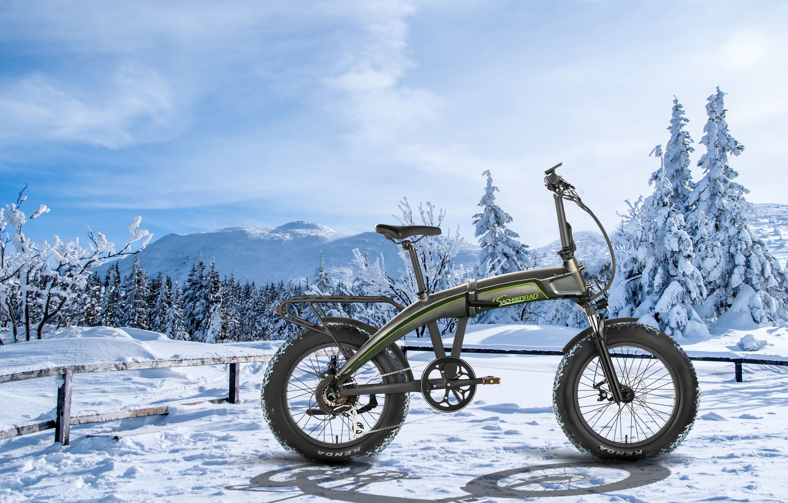 SachsenRAD E-Faltrad F6 Safari Fatbike