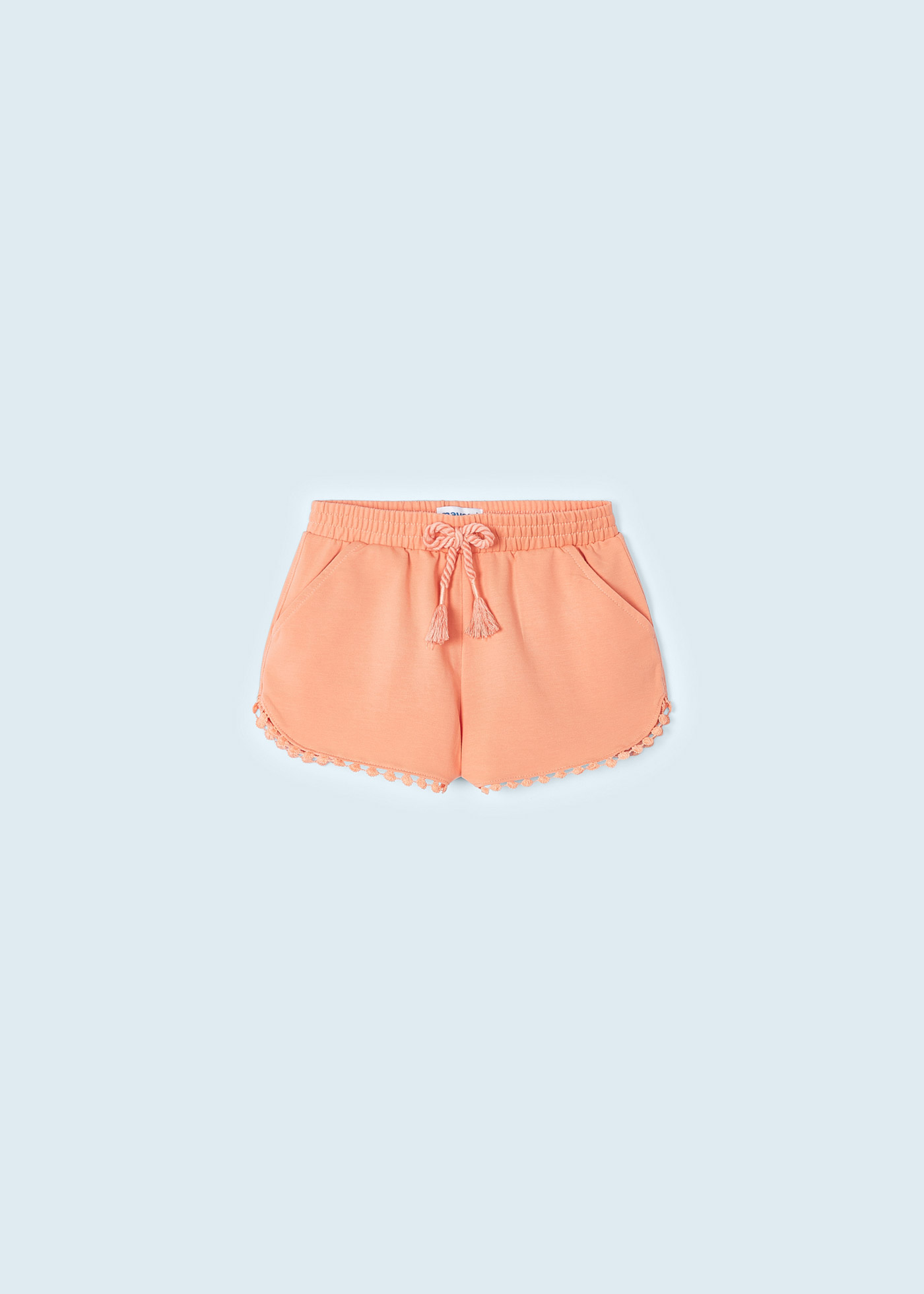 Calções de algodão sustentável para meninas