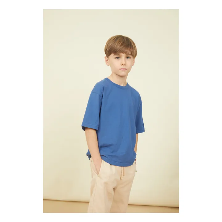 SMALLABLE BASICS T-Shirt Garçon Oversize Coton Bio | Océan