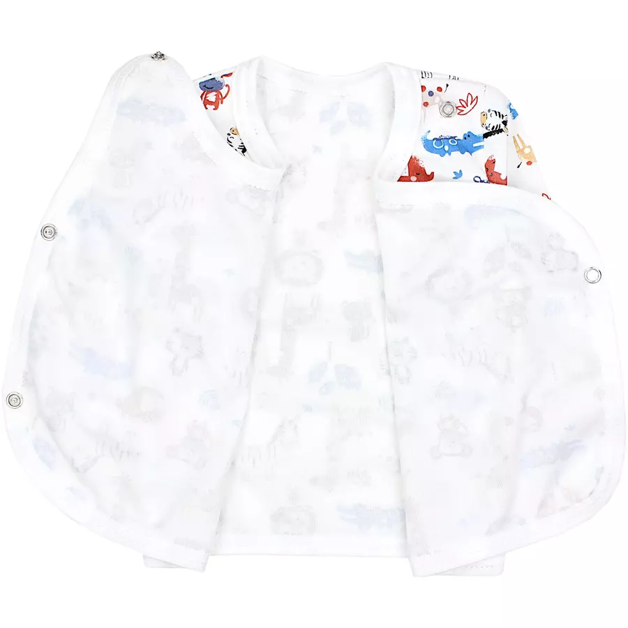 TupTam Baby Jungen Wickelshirt Langarm 5er Set dunkelblau