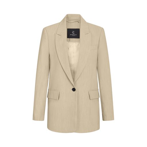 Bruuns Bazaar CindySus Frida Blazer, Beige Melange, 44