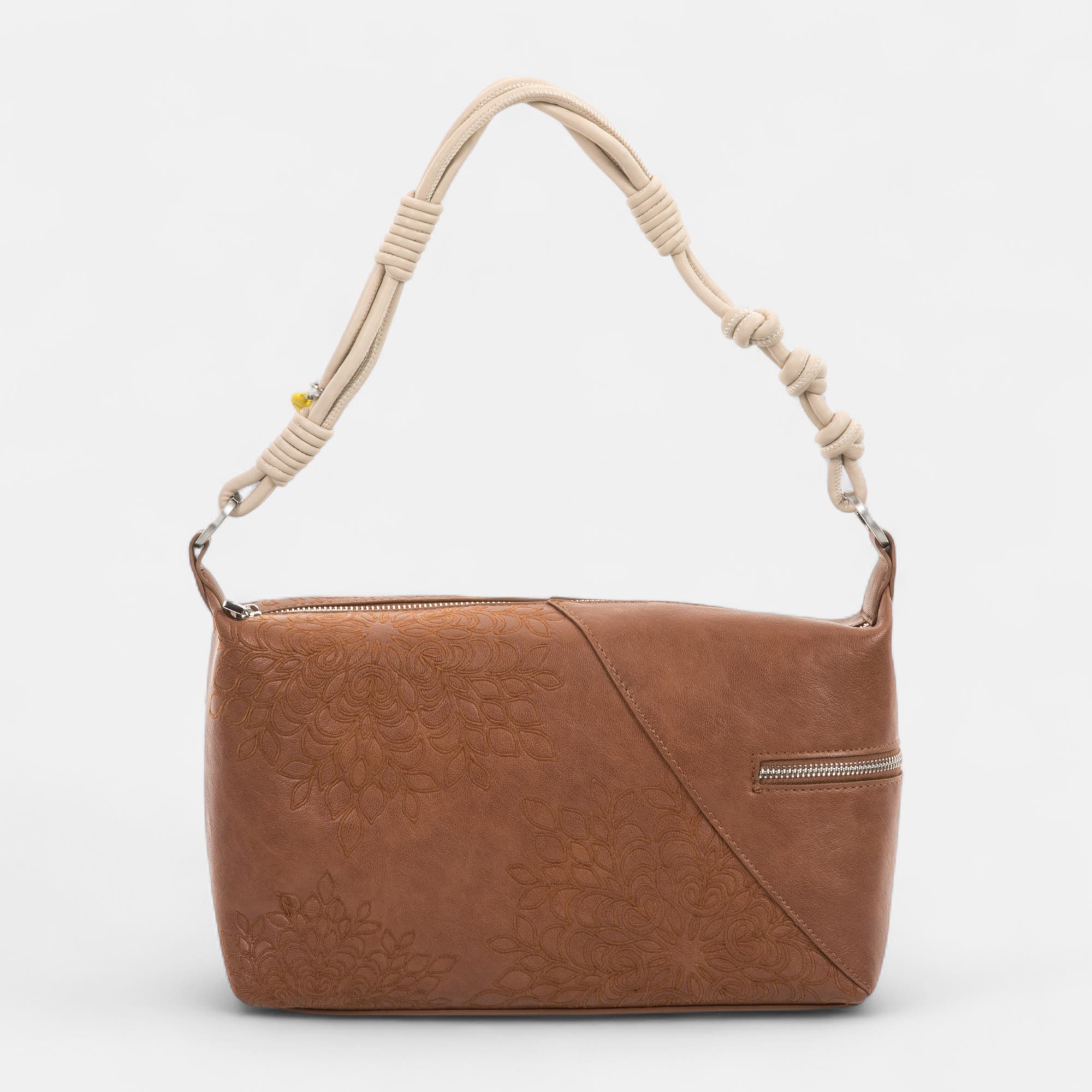 Sac de shopping cognac