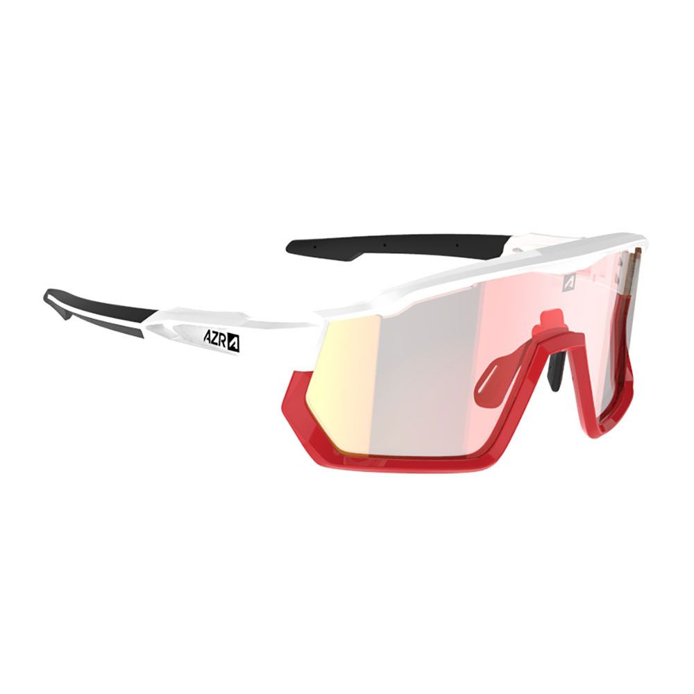 Azr KROMIC PRO RACE RX - Lunettes vélo blanc/rouge vernie