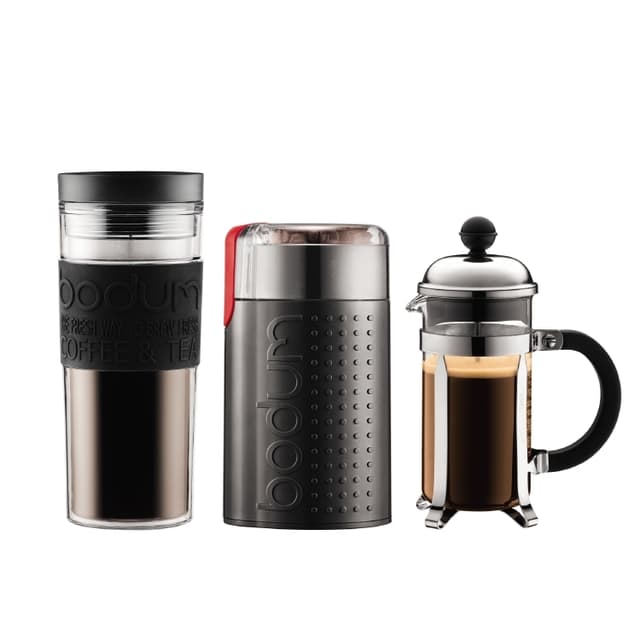 Sæt indeholdende Chambord kaffebryffer 3 kop Bodum CHAMBORD SET