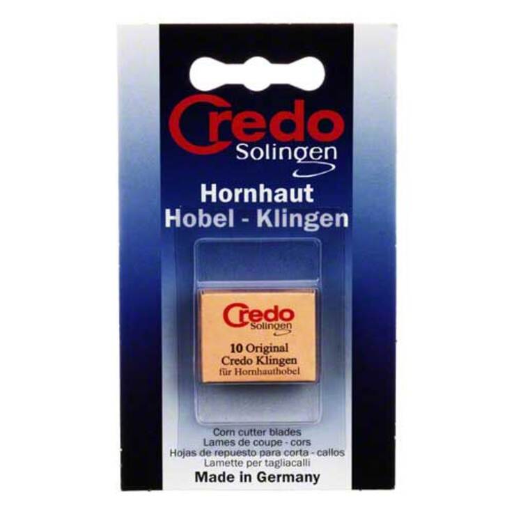 Ersatzklingen für Hornhauthobel, 10 St