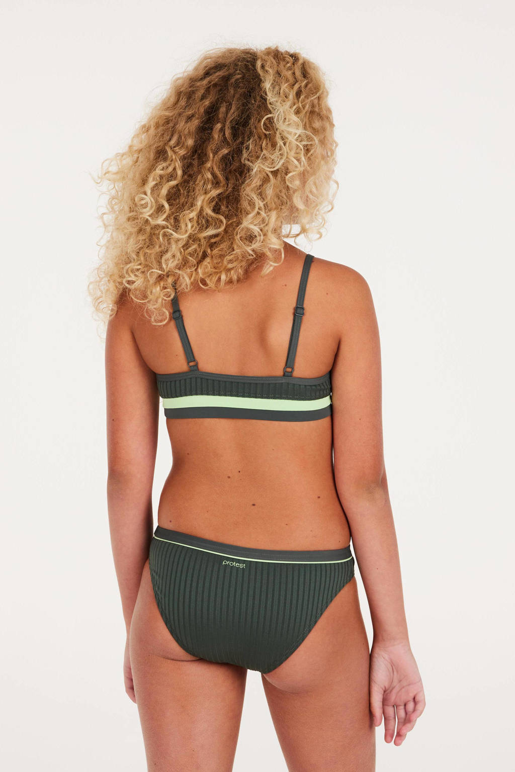 crop bikini PRTROSY JR kakigroen