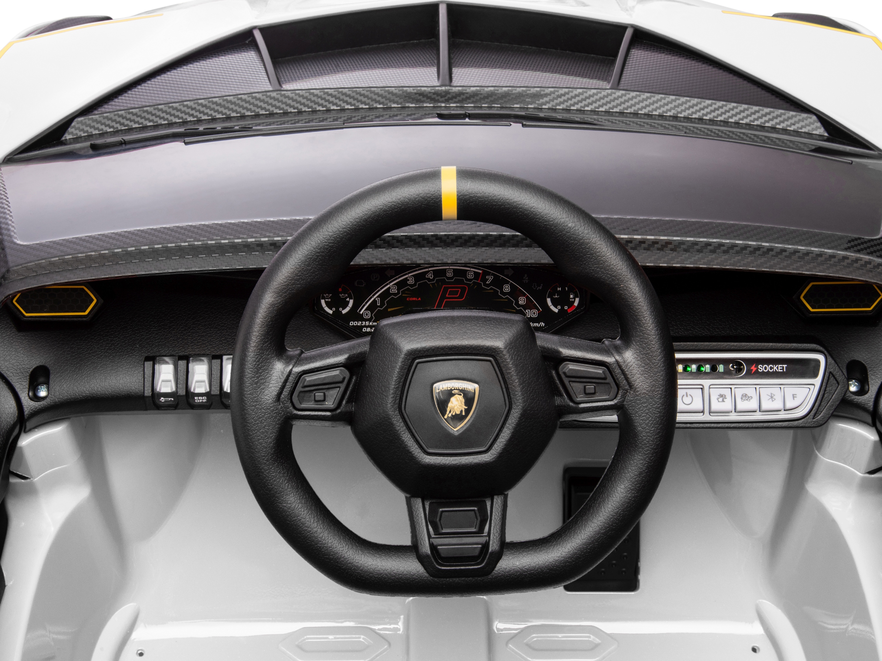 Elektroauto Kinder Lamborghini Autentica weiss