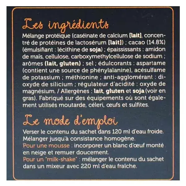 Protifast Entremet Hyperprotéiné Chocolat 7 Sachets