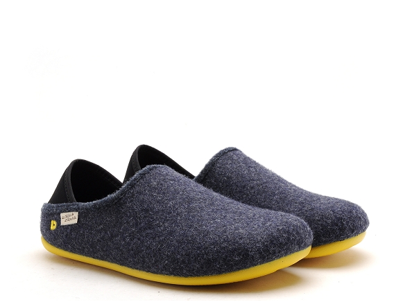 La maison de l espadrille chaussons homme 6717 5 bleu