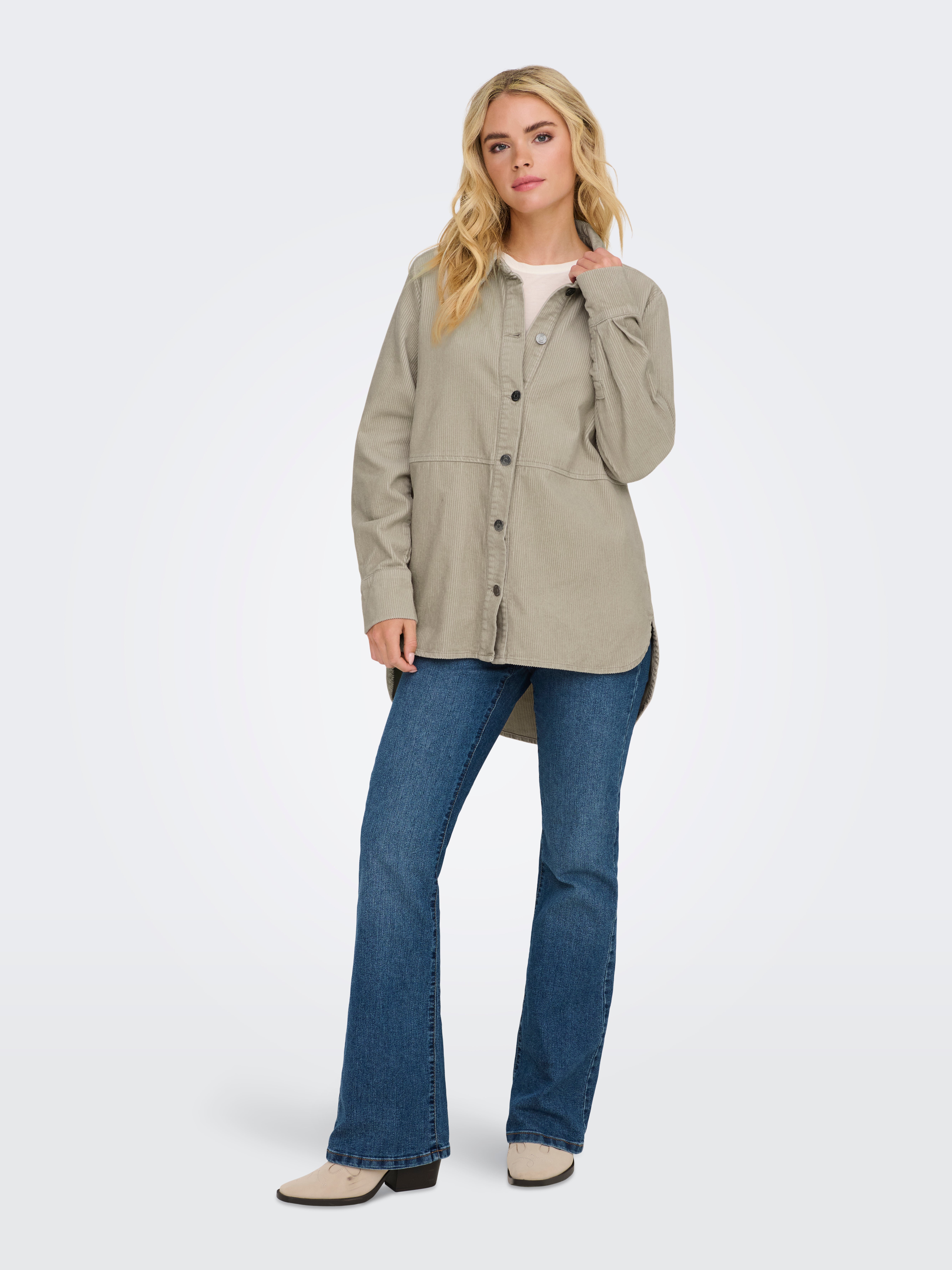JDYSHIRAZ Hemd Simply Taupe