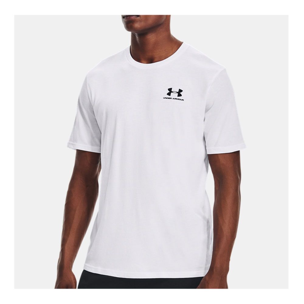 Under Armour SPORTSTYLE LC - Tee-shirt Homme blanc