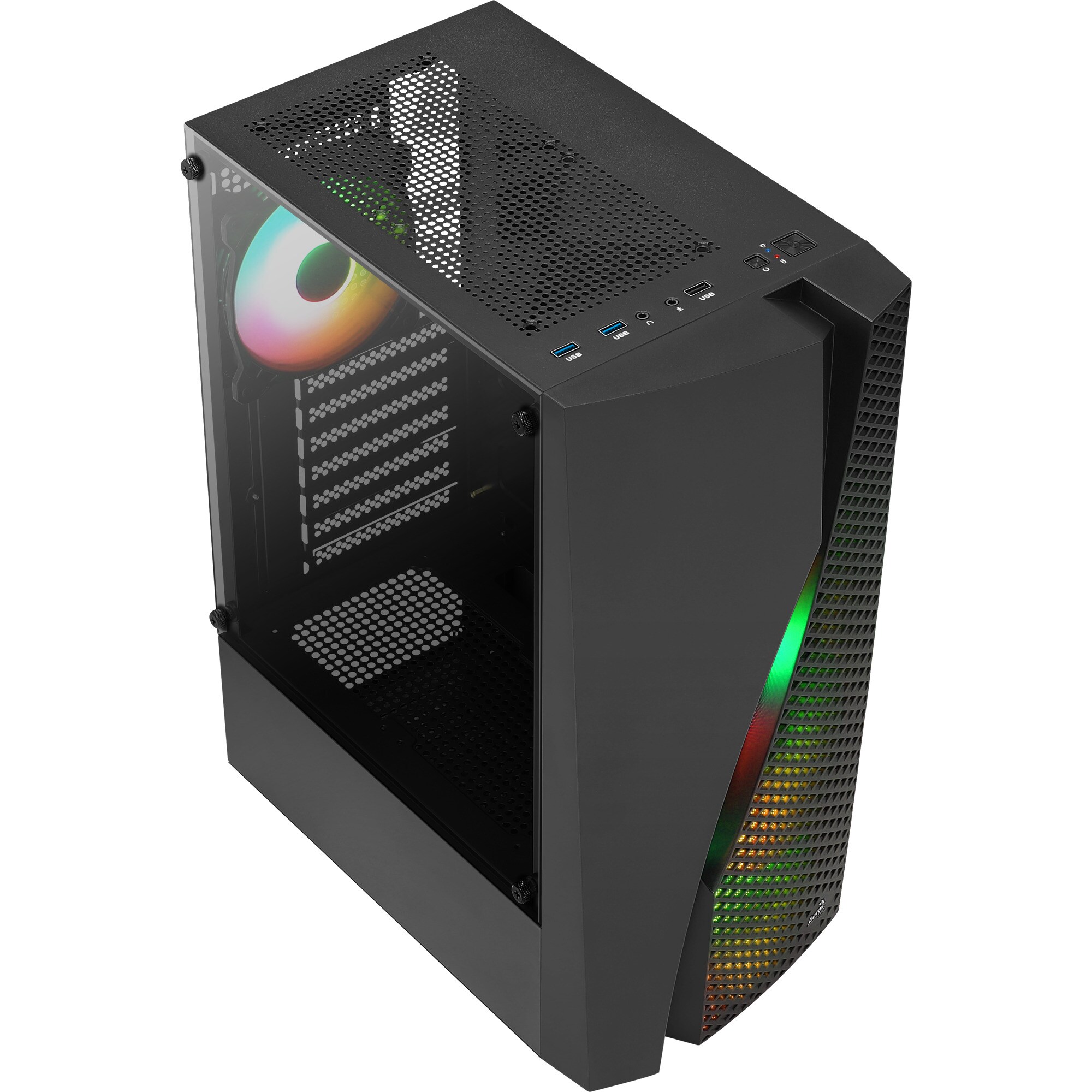 Aerocool Tower-Gehäuse Wave-G-BK-v3