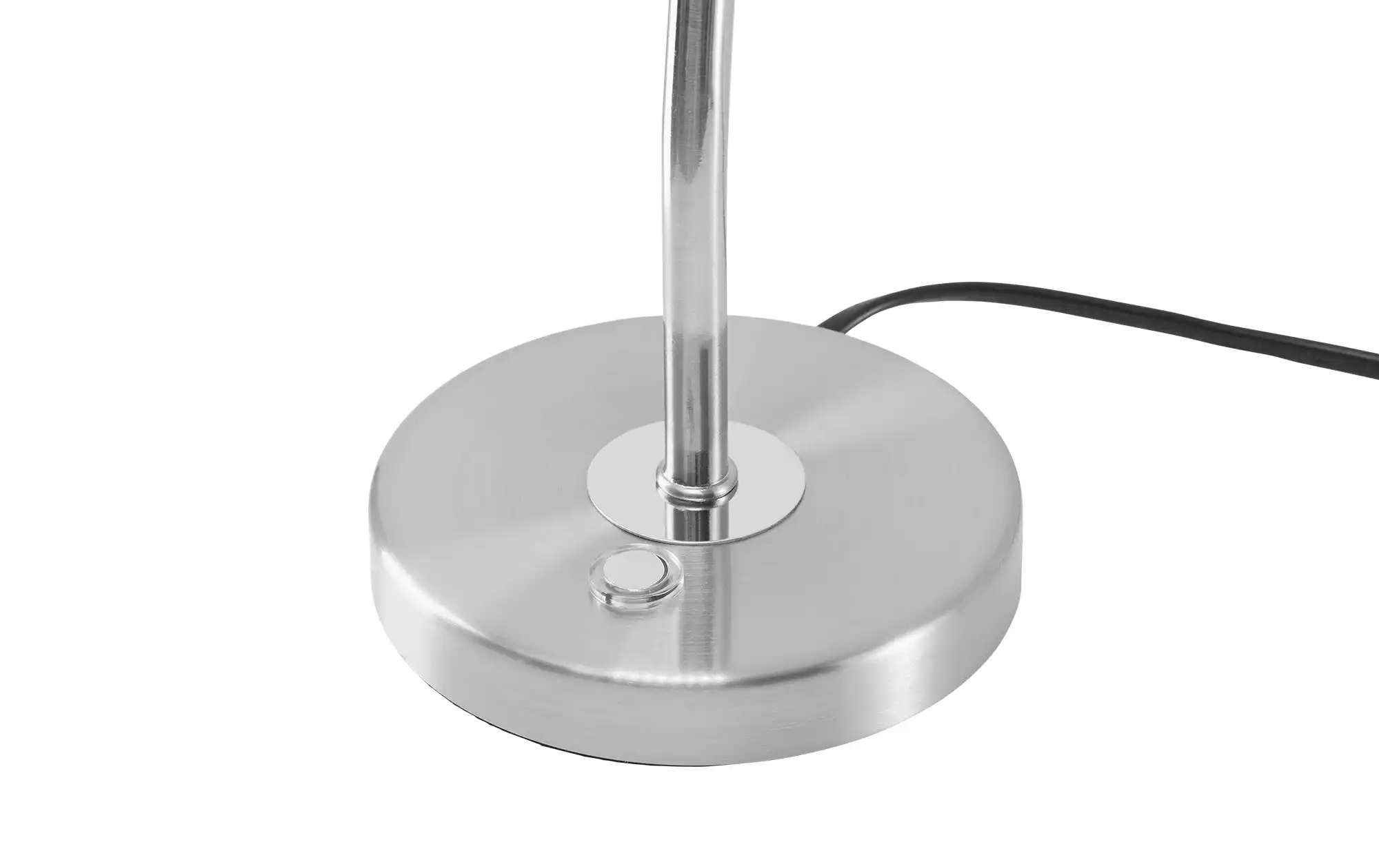 Trio Tischleuchte, 1-flammig, Nickel-matt mit Schwanenhals