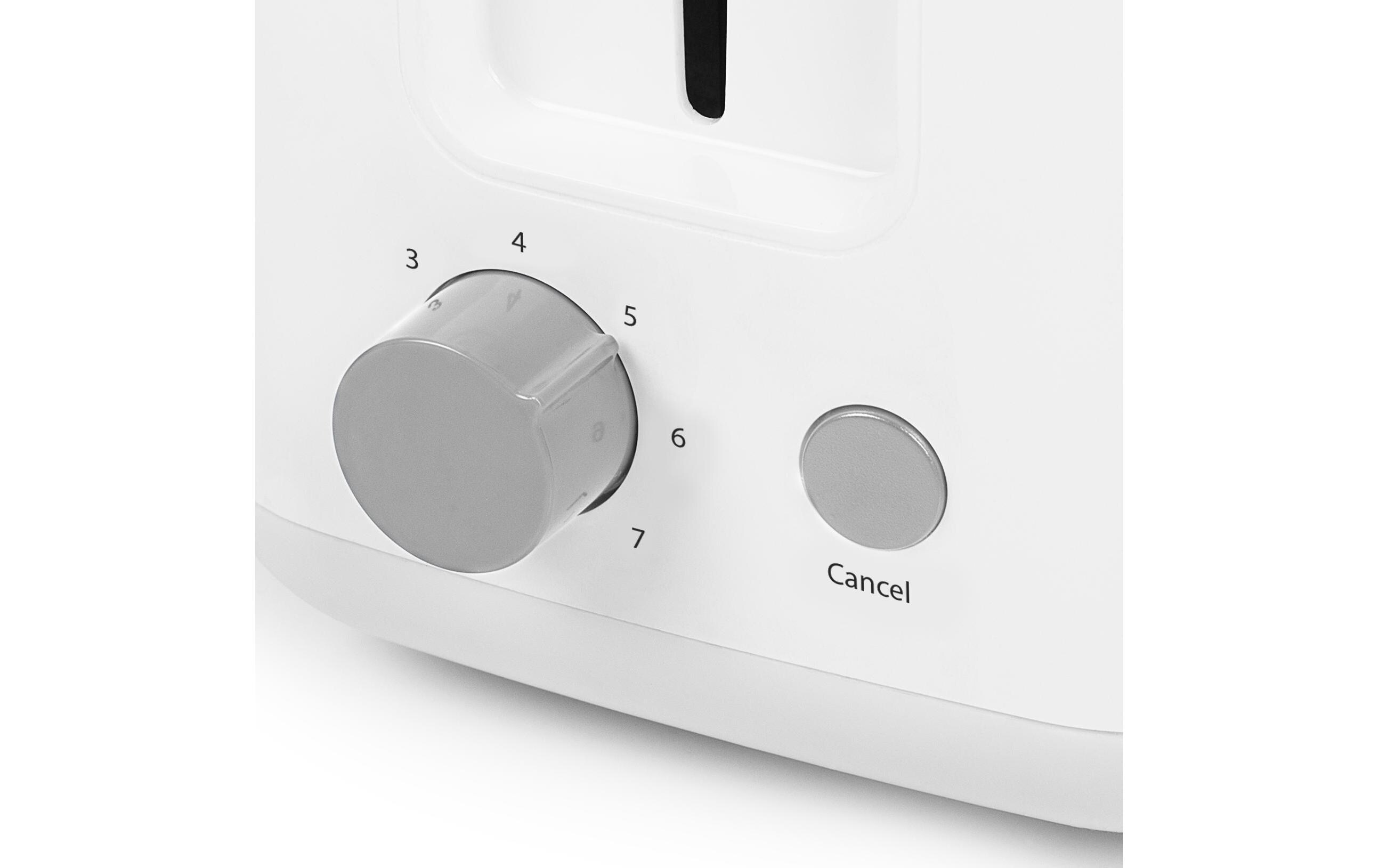 Toaster BR-1040 WeissKlassischer Toaster, Weiss