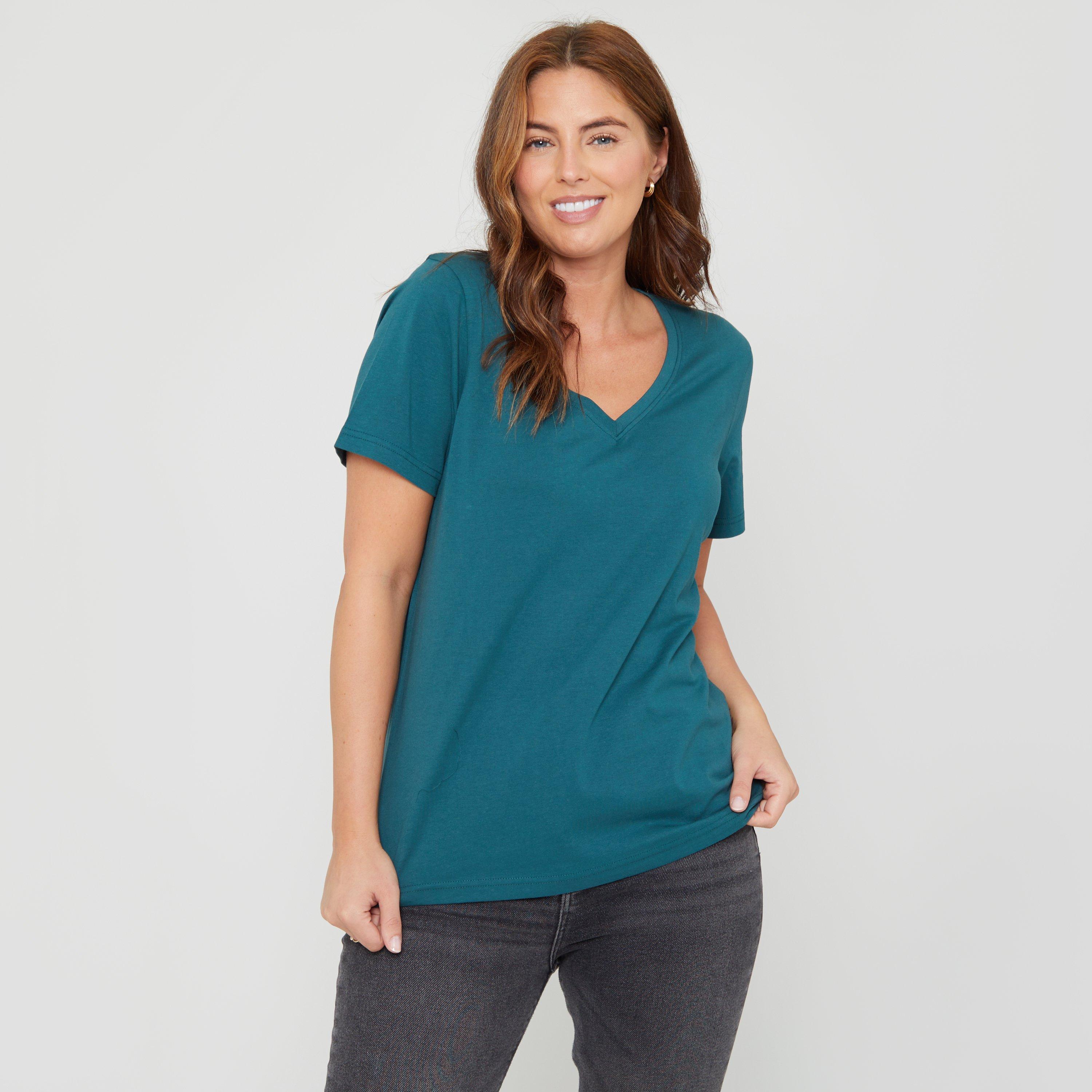 Be You BeYou V Neck T Shirt Womens