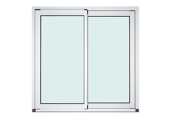 Baie vitrée coulissante alu - l.240 x h.215 cm