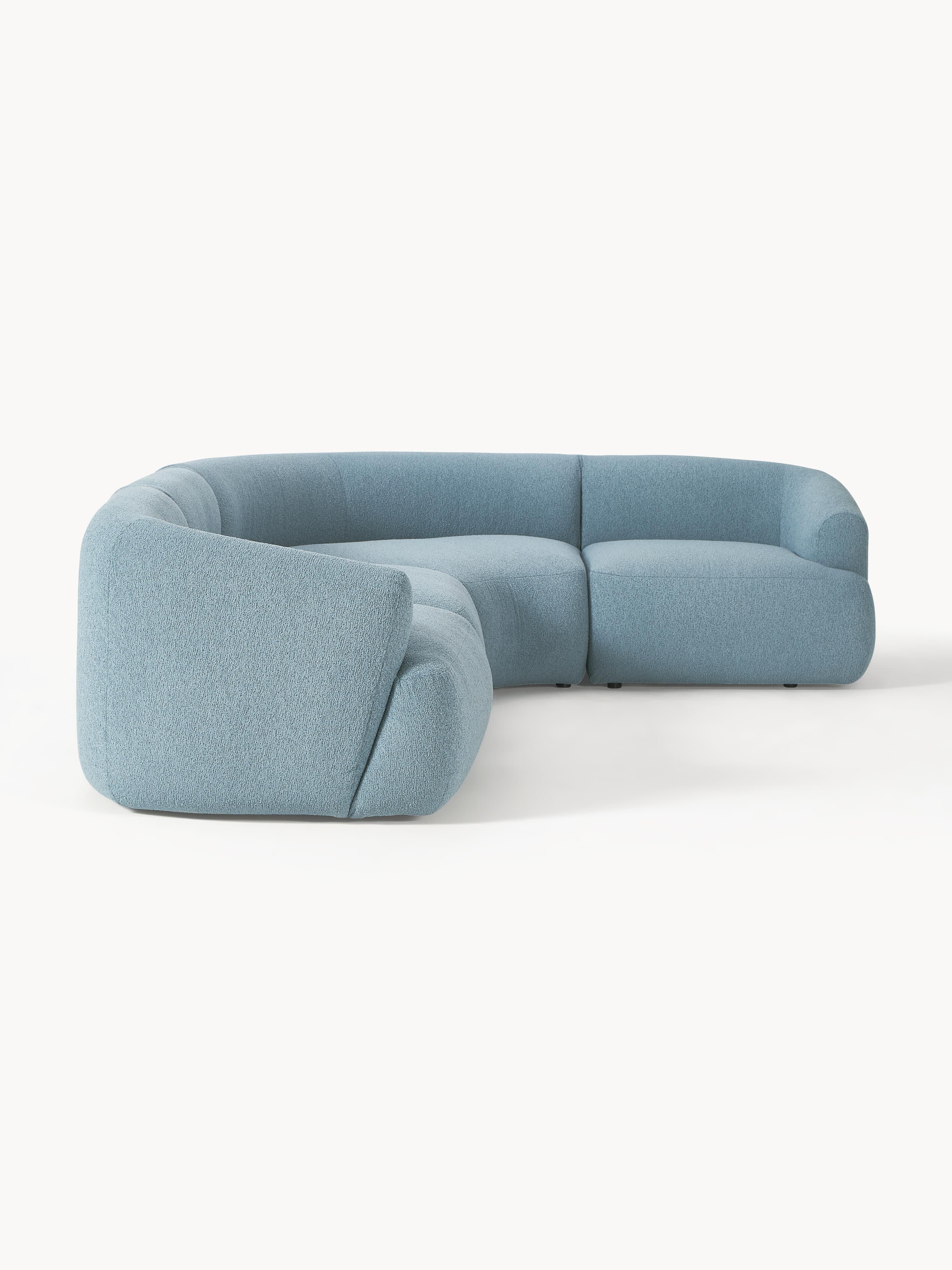 Modulaire bouclé hoekbank Sofia (4-zits)