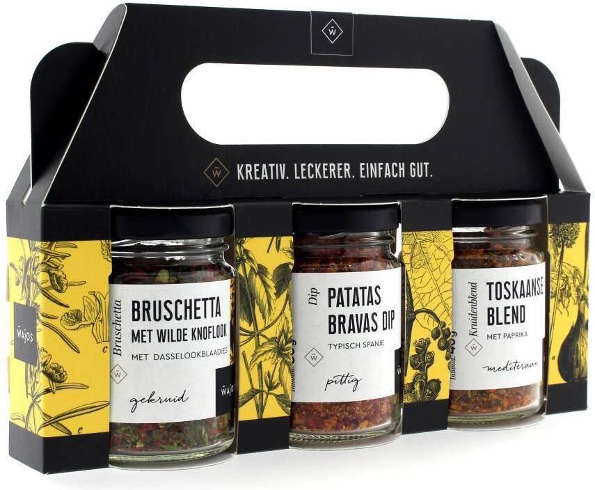 Wajos cadeauverpakking kruiden 120 gr
